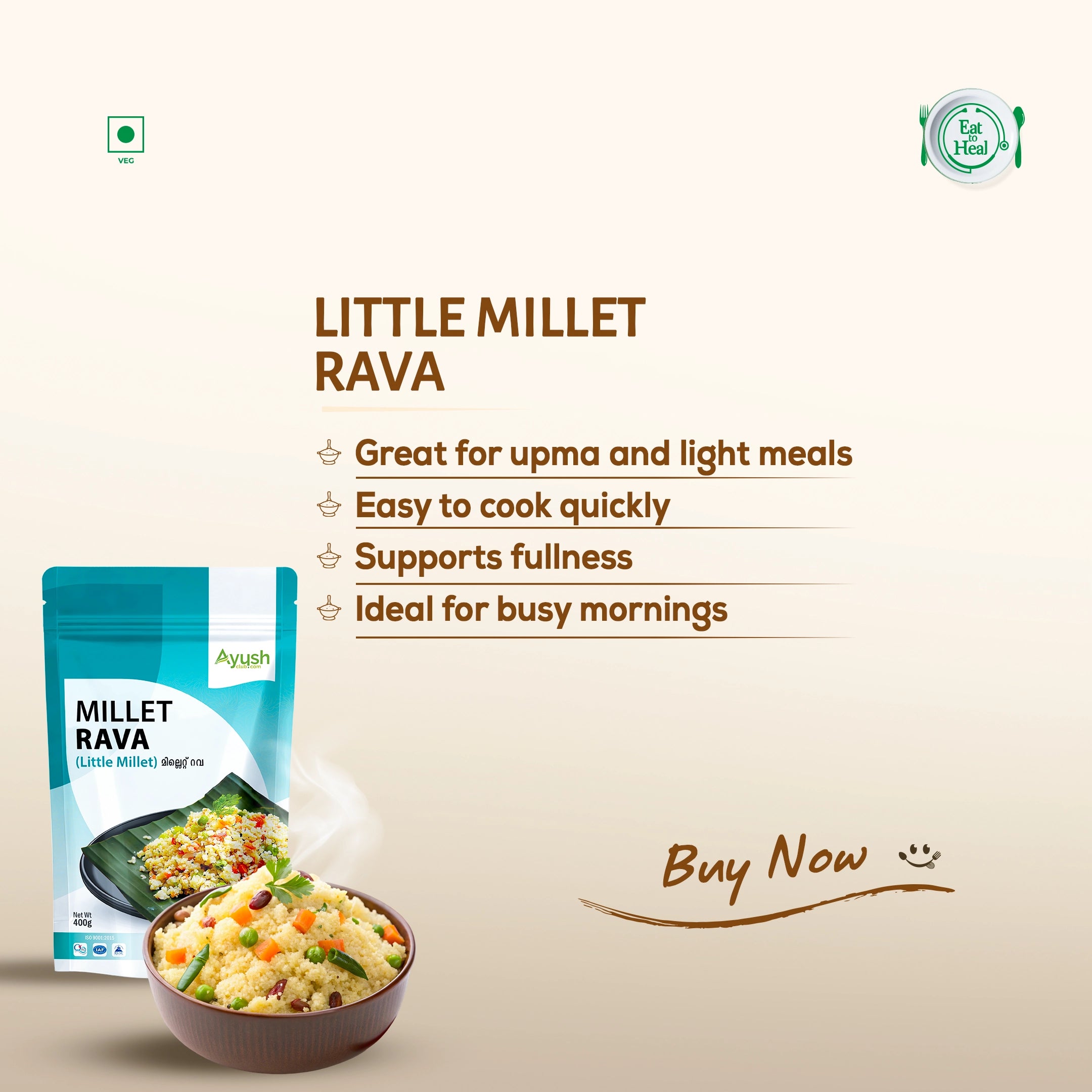 Millet Breakfast & Dinner Combo