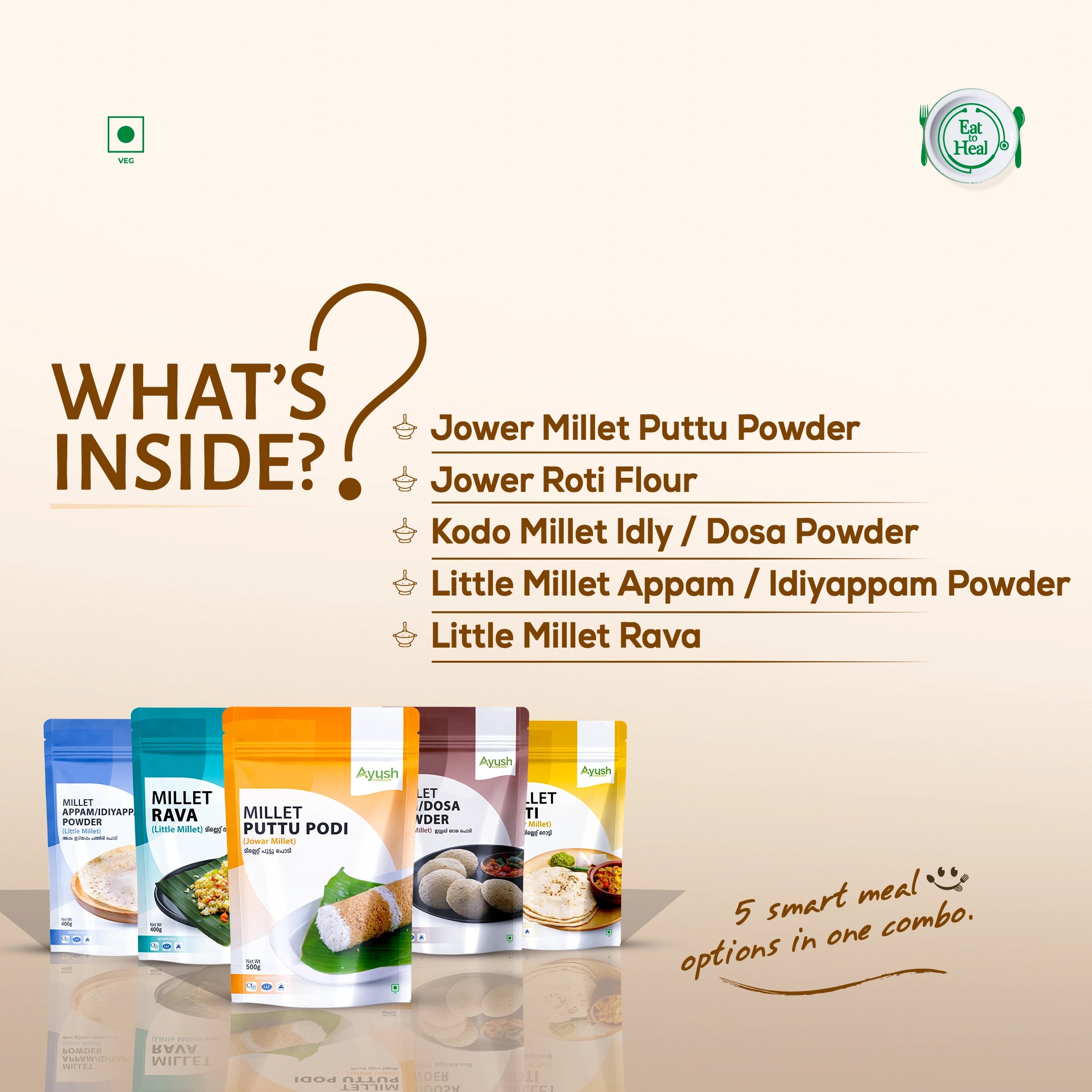 Millet Breakfast & Dinner Combo