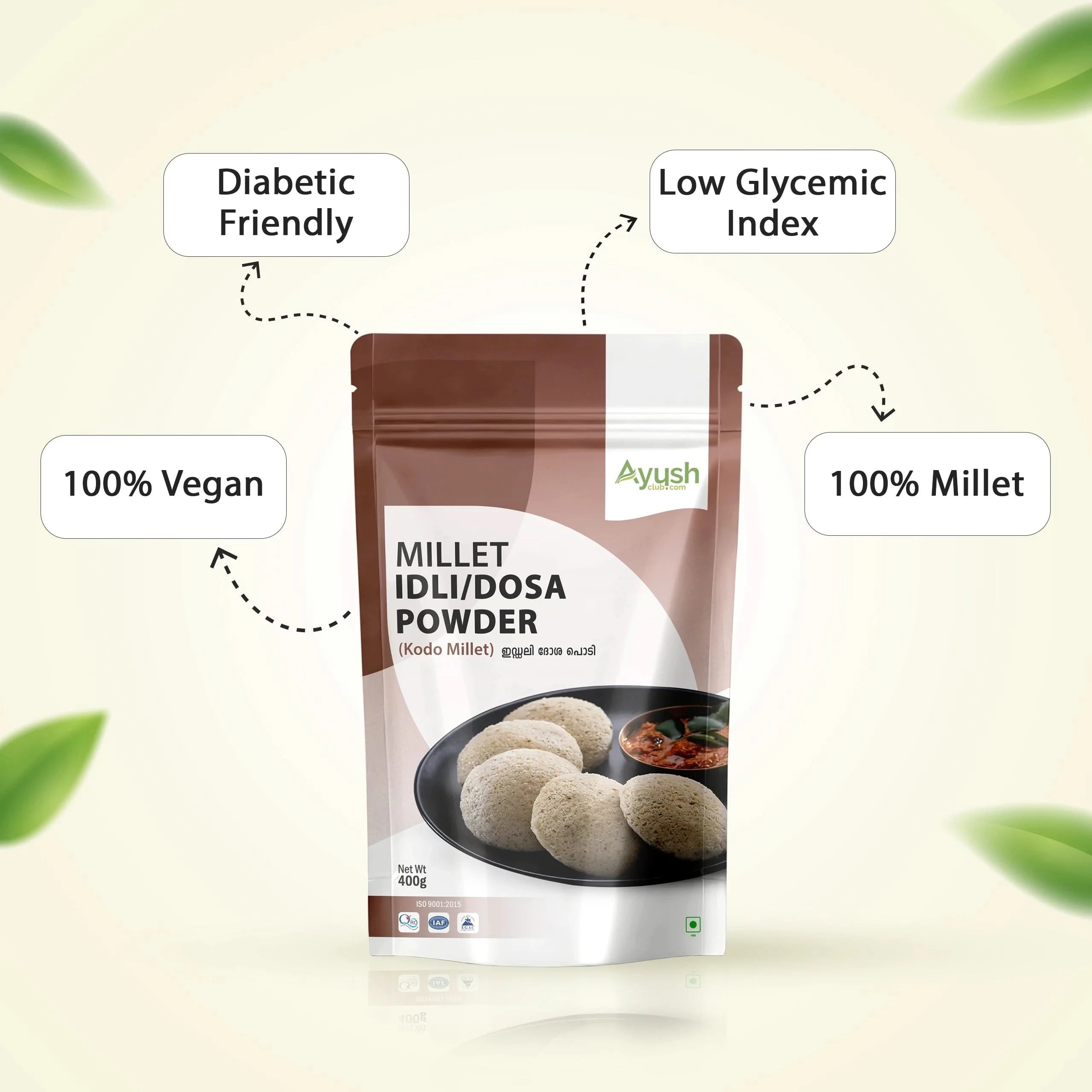 KODO MILLET DOSA / IDLY POWDER - Soft, Light & Diabetic-Friendly Breakfast Mix