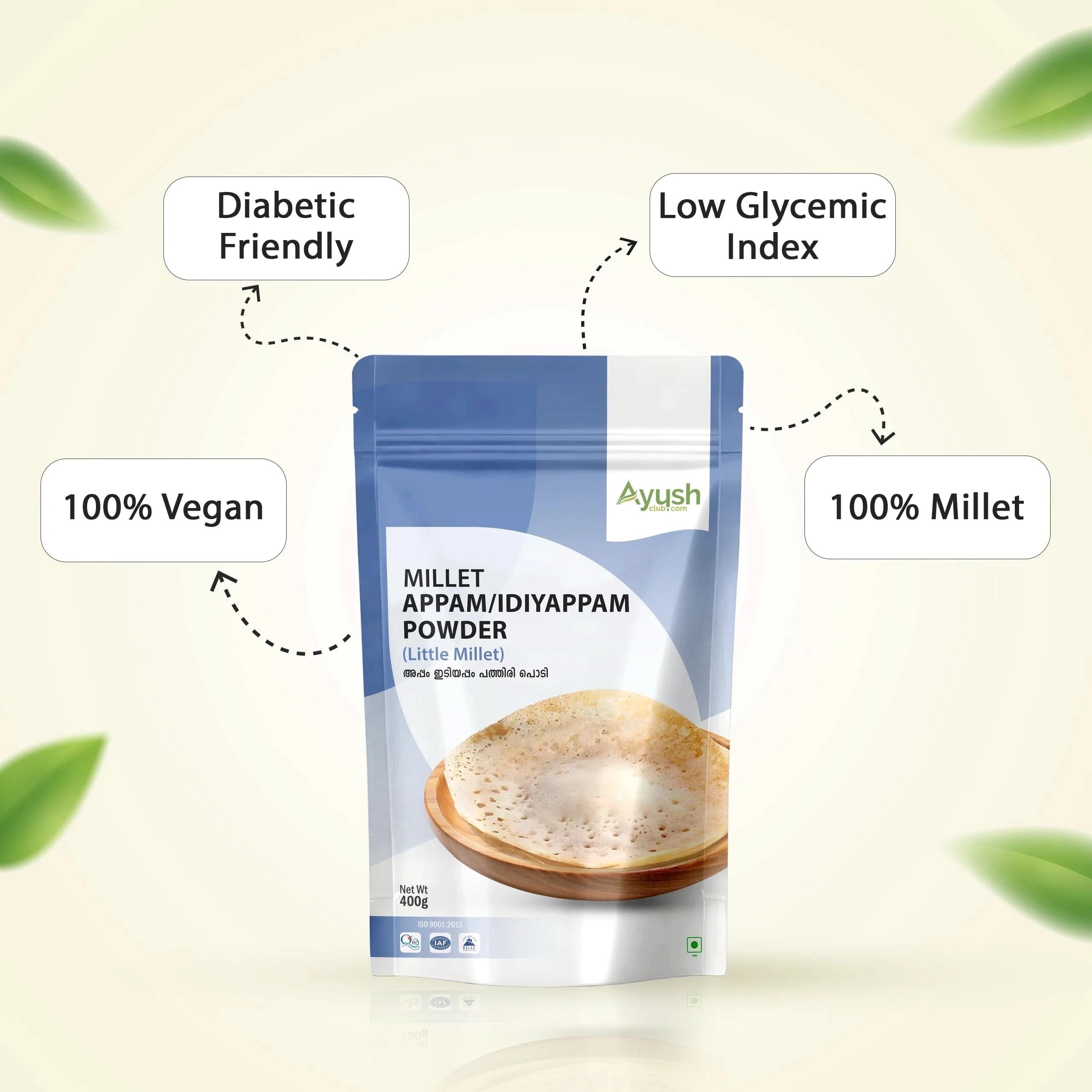 LITTLE MILLET APPAM / IDIYAPPAM POWDER - Soft, Light & Gut-Friendly Traditional Mix